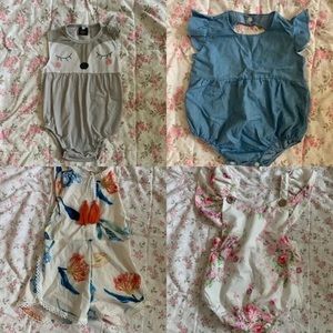 Baby girl Romper bundle